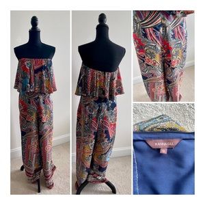 Ranna Gill Strapless Jumpsuit